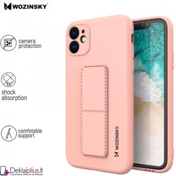 Wozinsky 4in1 švelnaus silikono dėklas - rausvas (Apple Iphone 12 Mini)